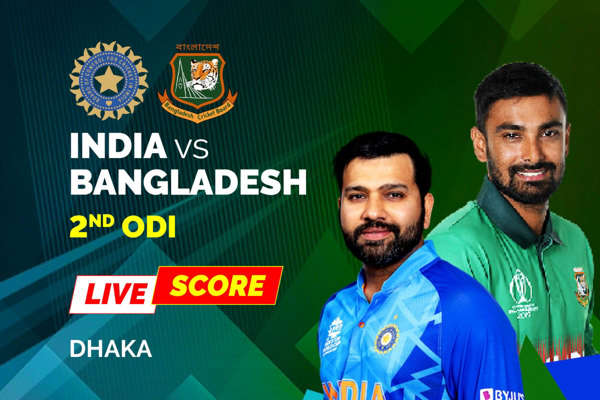 India vs Bangladesh Live Cricket Score 2nd ODI