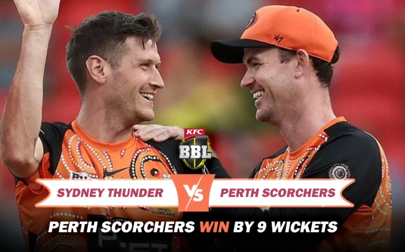 Sydney Thunder vs Perth Scorchers match 39 highlights