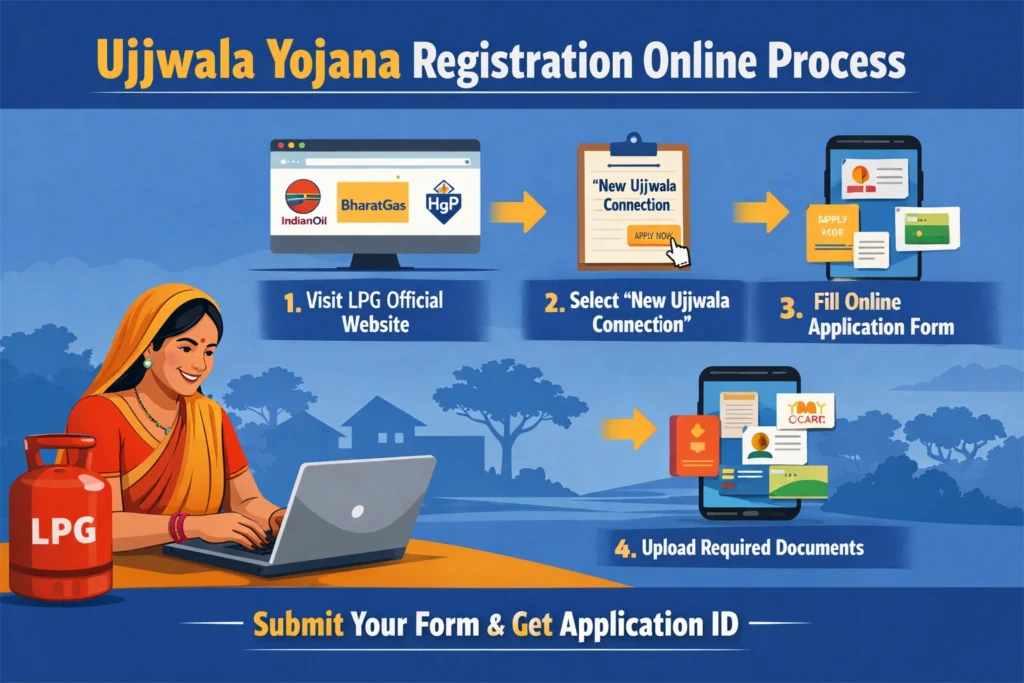 Ujjwala Yojana Registration Online Process